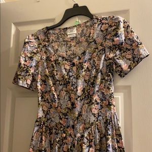 Vintage 80s Laura Ashley floral dress